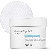 COSRX Moisture Up Pads 70 Sheets, BHA, Gentle Daily Exfoliant for Sensitive Skin, Preventing Breakouts, Moisturizing, Nourishing, Blemish Care, Korean Skin Care