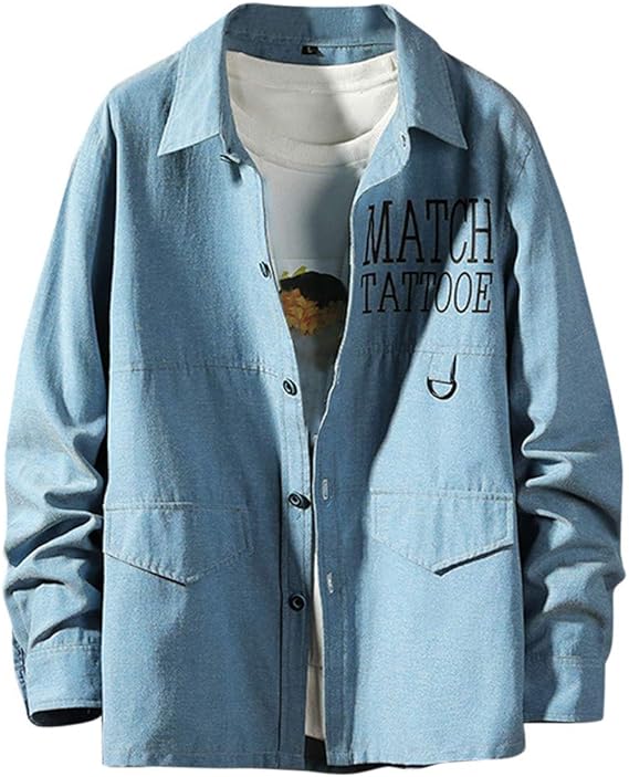 Amazon Co Jp メンズ ジャケット シャツ Hodarey メンズ 秋服 メンズ フライトジャケット 春服 厚手or薄手 ピエロジャケット おもしろ アウター 冬 春 秋 ストリート 原宿系 大きいサイズ 秋冬 冷房対策 腕時計