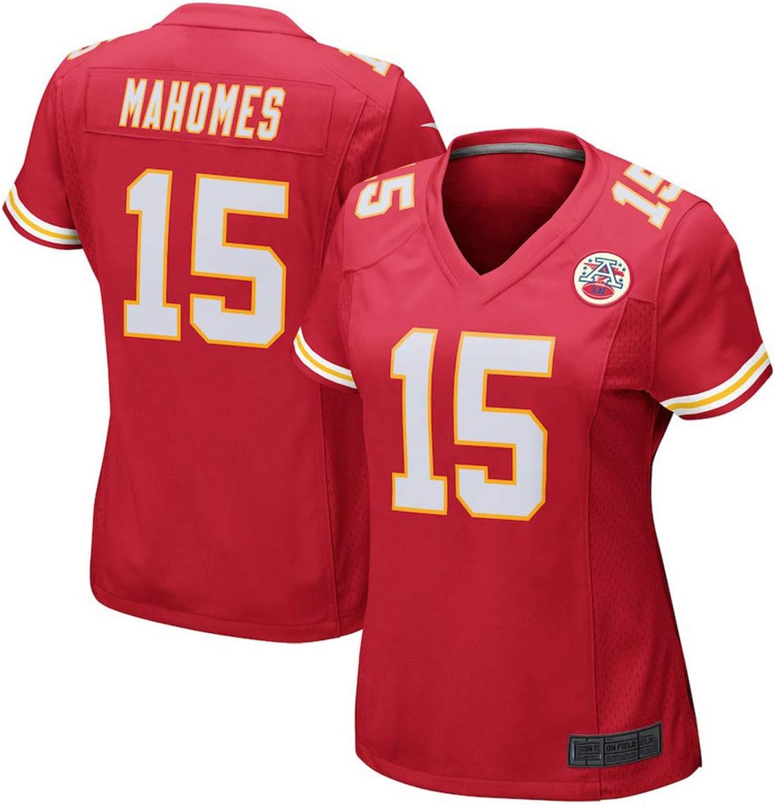 Intuit fast Patrick_Mahomes_Red_Replica_Game Women's Jersey