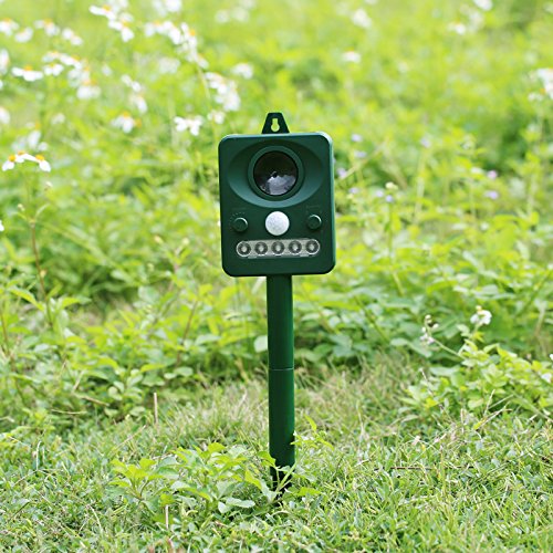 Ultrasonic Solar Outdoor Pest Repeller Electronic Repeller Animals