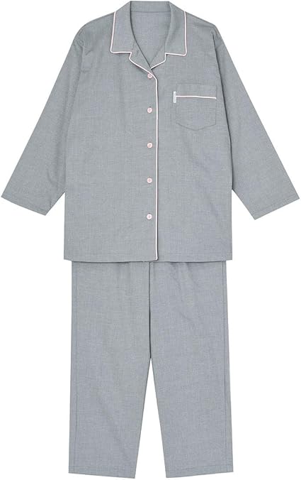 Amazon ワコール レディース 睡眠科学 長袖 パジャマ 入眠 乳眠 Ydx568 M グレー Gy パジャマ ルームウェアセット 通販