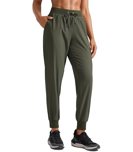 Amazon.com: CRZ YOGA 4-Way Stretch High Waisted Joggers for Women