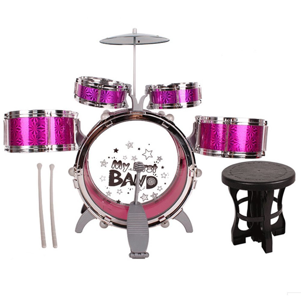 Amazon ジャズ ドラム音楽 子供用 ドラムセットのおもちゃ 子供の知育玩具 キッズ 打楽器 玩具 ドラム・打楽器 おもちゃ