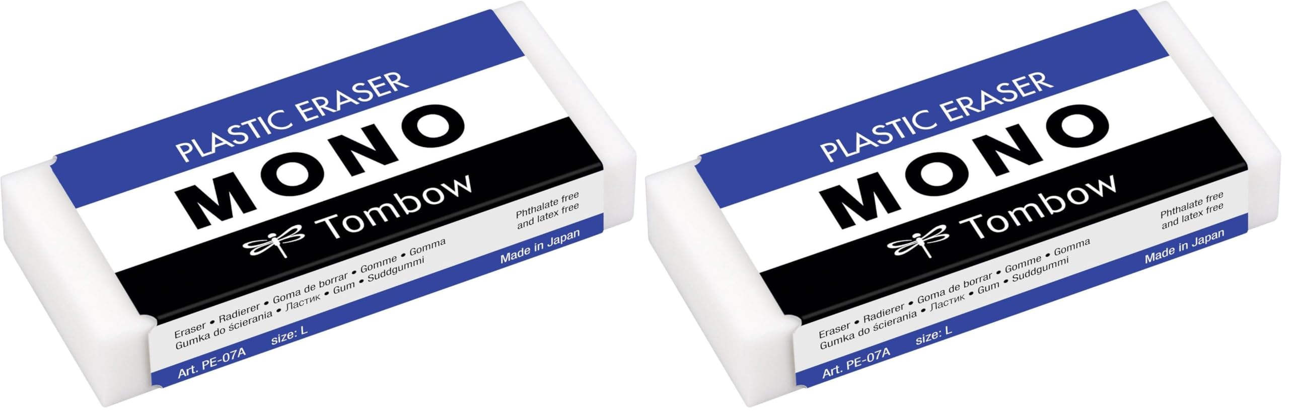 Tombow PE 3.6 V 700 mAh Eraser Mono XS PVC 38 g (Pack of 2)