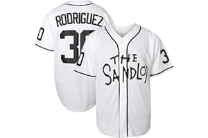 Youth #30 Sandlot Benny The Jet Rodriguez Movie Kids Baseball Jersey Stitched Christmas Summer