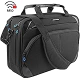 KROSER Laptop Bag 15.6 Inch Laptop Briefcase Laptop Messenger Bag Water Repellent Computer Case Laptop Shoulder Bag Durable T