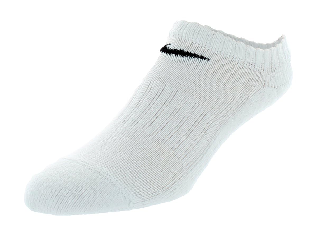 Nike Unisex Noshow cotton socks. 6 Pairs, Medium, White. Amazon.in