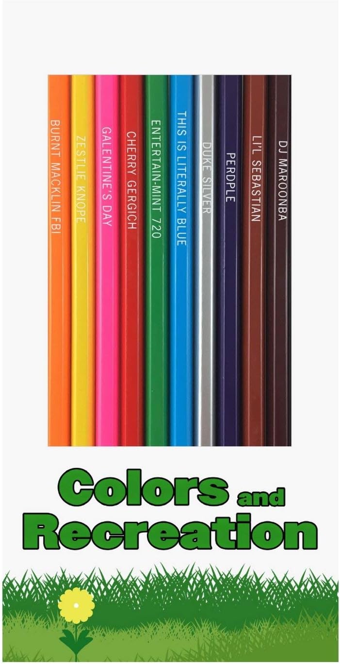 Colors and Recreation: 12 'Parks and Rec' Themed Parody Colored Pencils