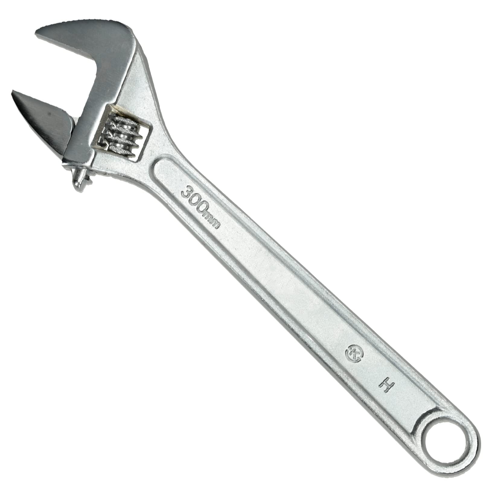 DRAAK Adjustable Wrench 12 Inch 300mm with Wide Caliber Opening Plumbing Spanner Heavy Duty Professional Quality Hand Tool