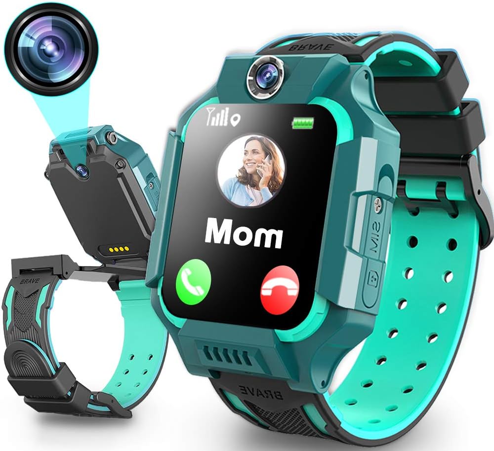 Kids Smart Watch for Girls Boys 412 Age 360°Rotation Dual