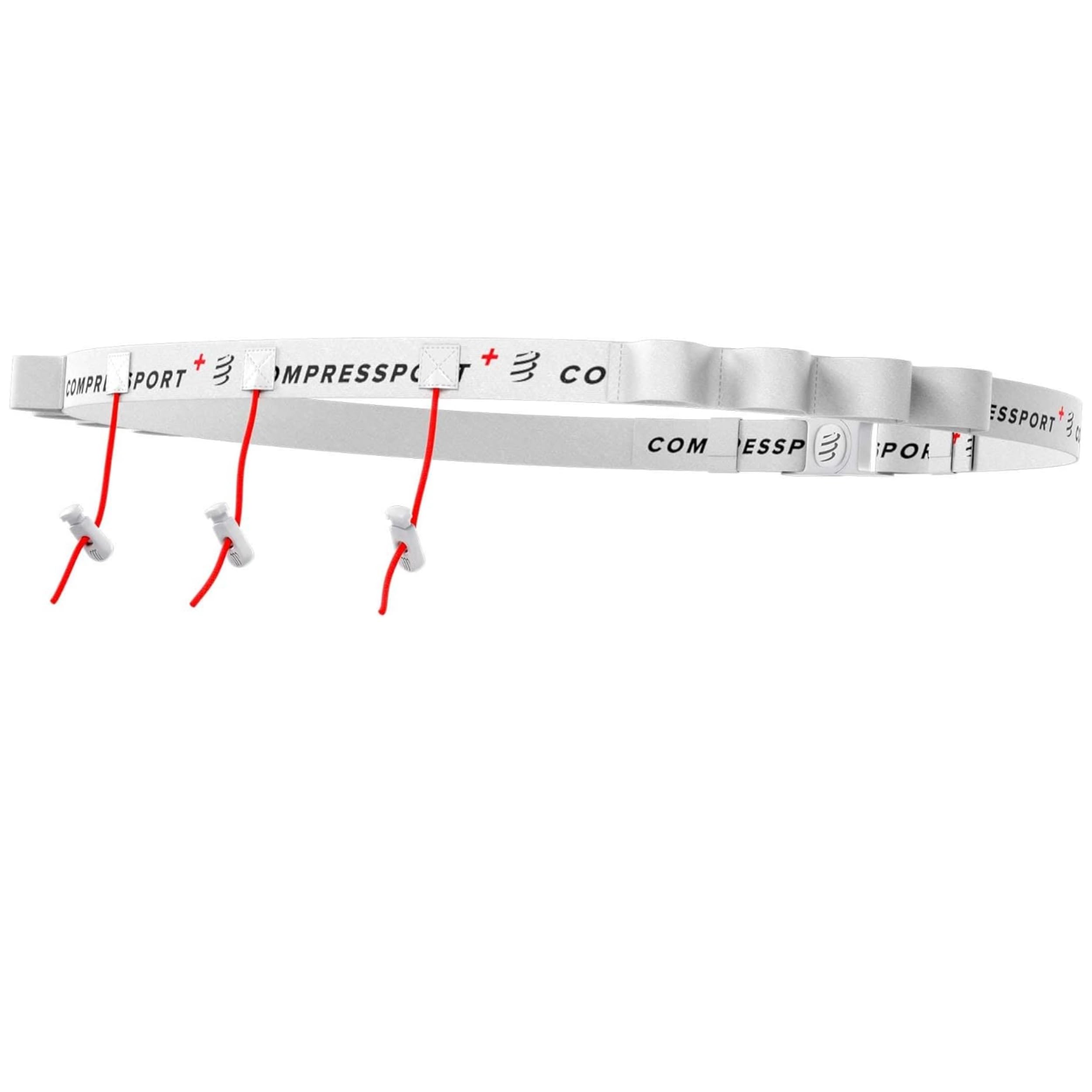 COMPRESSPORT - Race Belt - Bib Belt - Running, Cycling - Fully Adjustable and Functional - Ideal for Carrying Your Gels