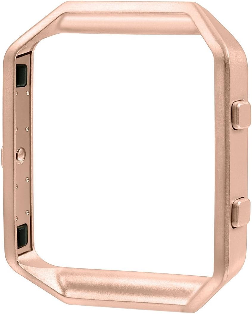 AISPORTS Fitbit Blaze Frame Stainless Steel Metal Watch Frame Holder Shell Replacement Housing Protective Case Cover for Fitbit Blaze Smart Watch - Image 3