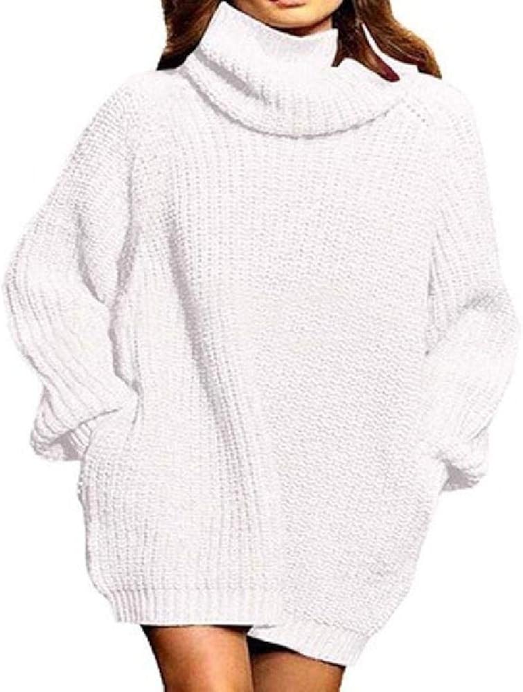 MUWODKDN Damen Strickpullover - Elegant Mit Perlenknöpfen