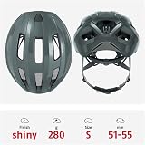 ABUS Macator Road Bike Helmet Unisex Adjustable Visor Braided Hair Friendly view 3