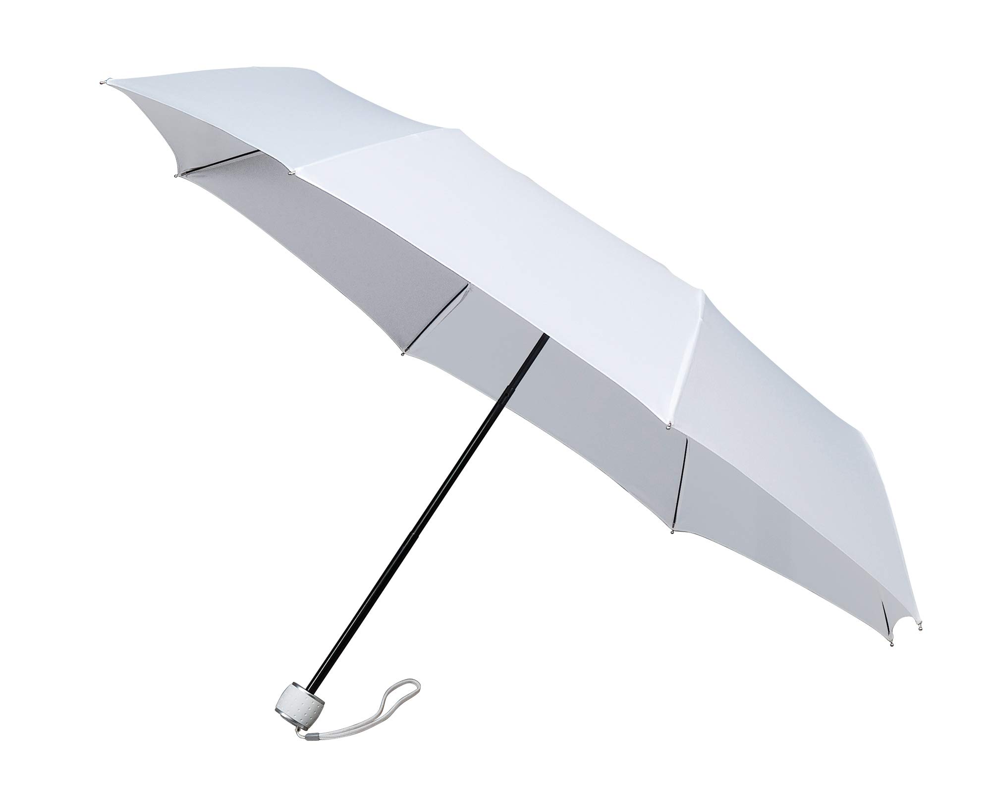 Impliva miniMAX Stick Umbrella, 100 cm, White (Weiß)