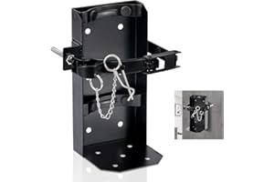 QAMGCYW 𝙐𝙥𝙜𝙧𝙖𝙙𝙚 Heavy Duty Fire Extinguisher Bracket, Fire Extinguisher Mount St12 Steel, Fit 10 Lb Dry/5 Lb Co2 Extinguisher for School Vehicle Boat Truck Replace amerex 809, 3-Yr Service