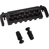 Guitar Bridge Combined bridge Tailpiece Adjustable Wraparound for LP SG | Compatible with Les Paul LP SG Style Electric Guitar, Guitar Parts Accessories, Black