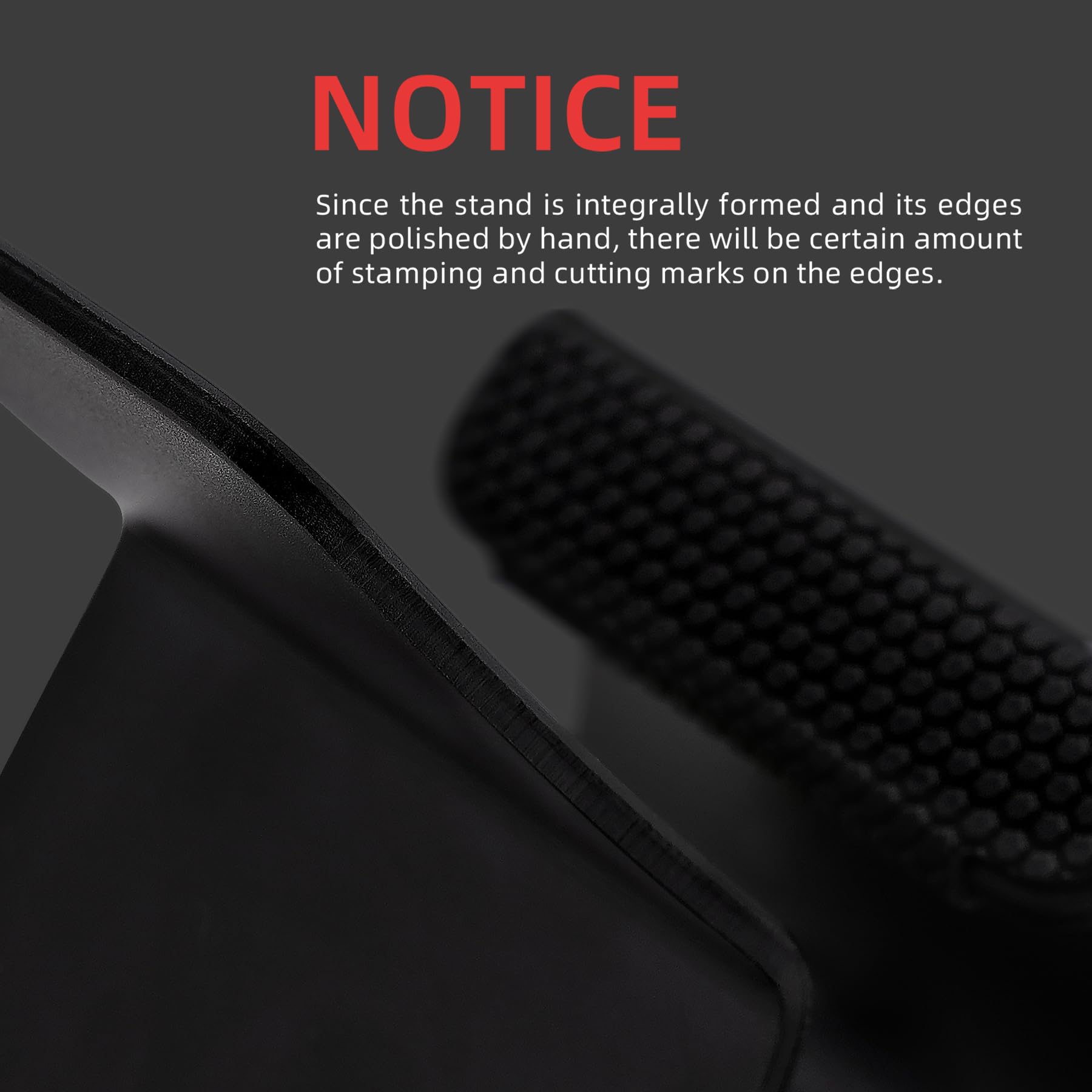 PlayVital Stand-AL Game Controller Stand for ps5, for ps4, Universal Desktop Display Gamepad Stand for Xbox Series X/S, Xbox One, Aluminium Metal Controller Stand Holder for Switch 2 Pro - Black