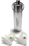 LiveMus!c HearSafe Ear Plugs - High Fidelity Earplugs for Musician, Concert, Drummer, Percussion, DJ & Clubbing - Reusable, Comfortable & Silicone Triple Flange - Protection from Loud Sounds, Noise-Cancelling, Lifetime Guarantee (Standard Size)