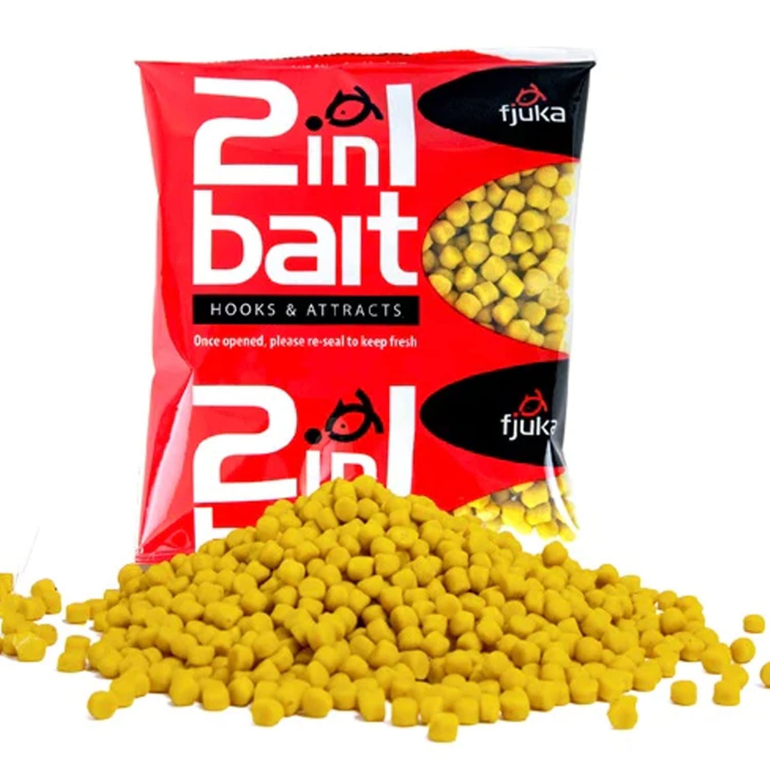 Fjuka Original 2in1 Bait, 5 mm pellet size, Yellow