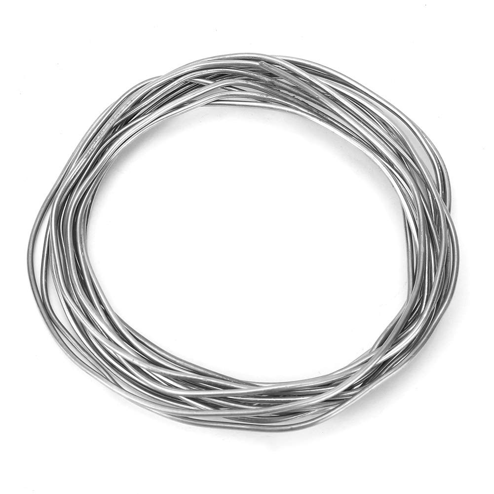 Copper-Aluminum Welding Wire, Cored Wire Low-Temperature Copper-Aluminum Welding Rod Filler Metal Conductive Wire Welding Materials for Electrical Welding(1M)