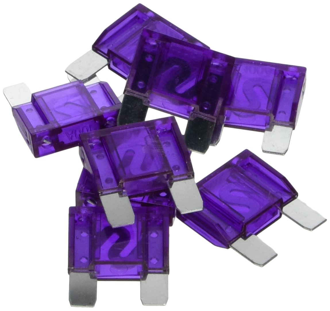 Tecniks FBMAX100 100 A Maxi Blade Fuses - Purple (Pack of 10)