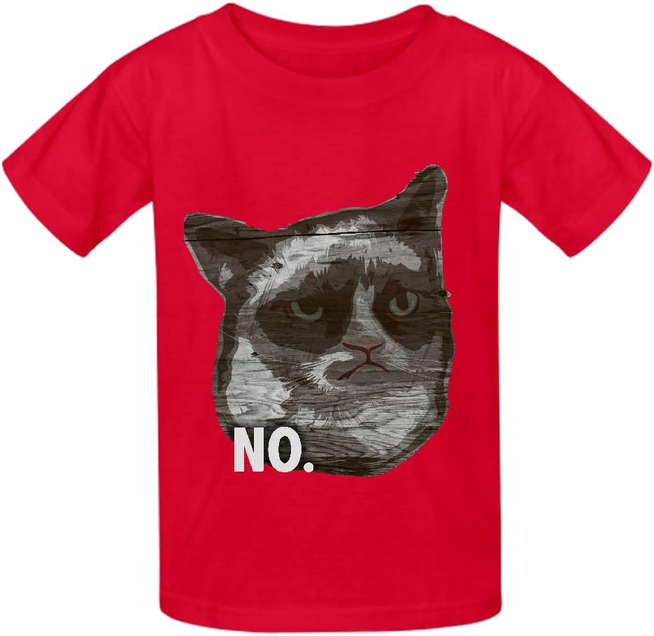 Snowl Grumpy Kitty No Youth Crew Neck Customized T Shirt