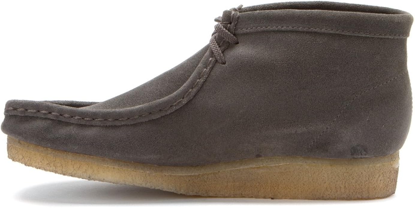 clarks wallabees grey