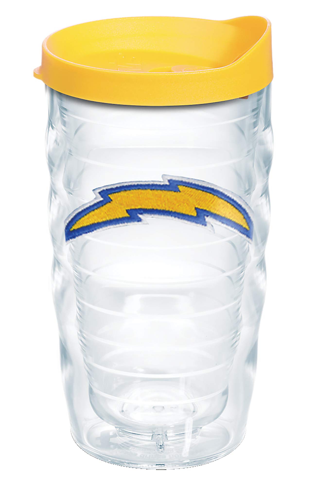 Tervis Made in USA Double Walled NFL Los Angeles Chargers Insulated Tumbler Cup Keeps Drinks Cold & Hot, 10oz Wavy, Primary Logo