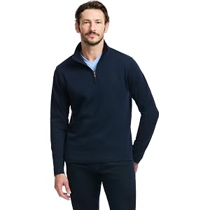 SAKS Fifth Avenue Men's Pique Quarter-Zip Pullover