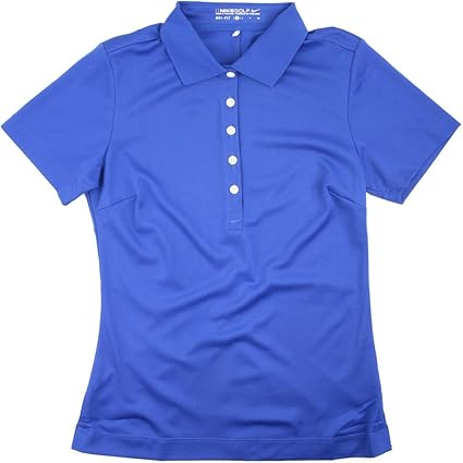 Nike Ladies Golf Shirt - Blue - Extra Small: Nike Golf: Amazon.co.uk: Clothing