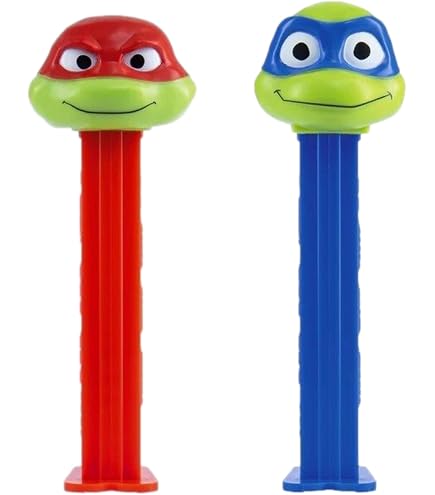 Amazon.com : PEZ Ninja Turtles Michelangelo And Donatello Candy
