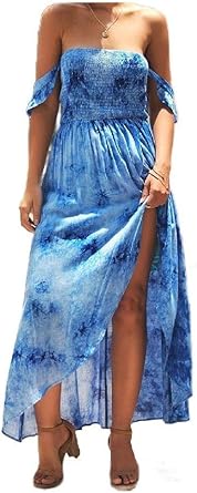 tie dye cocktail dress