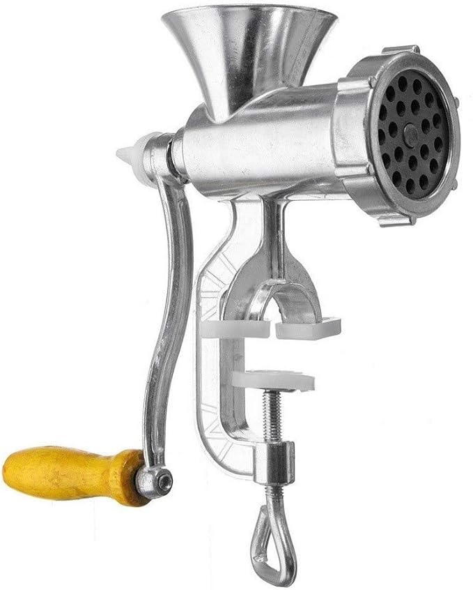 eDecor Manual Meat Grinder Stainless Steel Handheld Meat
