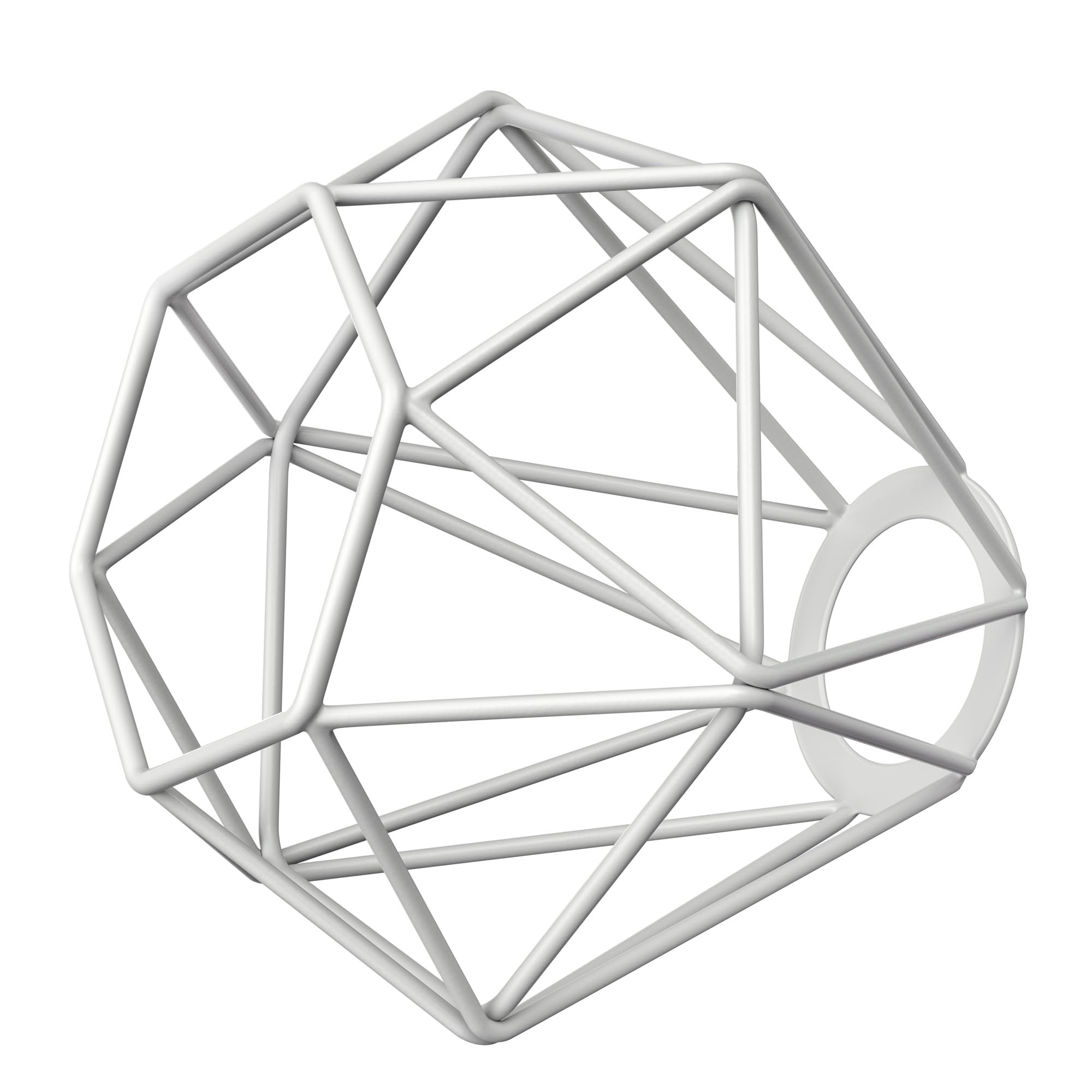 ledscom.de Cage lampshade, White, 160mm Ø