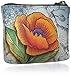 Anuschka Women's Coin Pouch | Genuine Leather | Floral Fantasy
