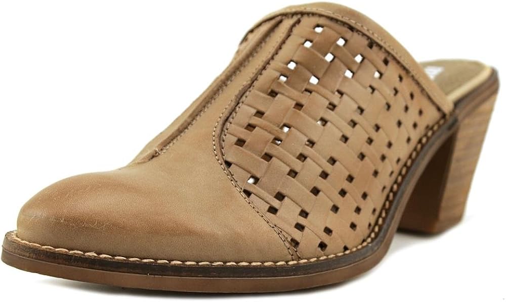 MTNG 97032 Round Toe Leather Mules Mules & Clogs