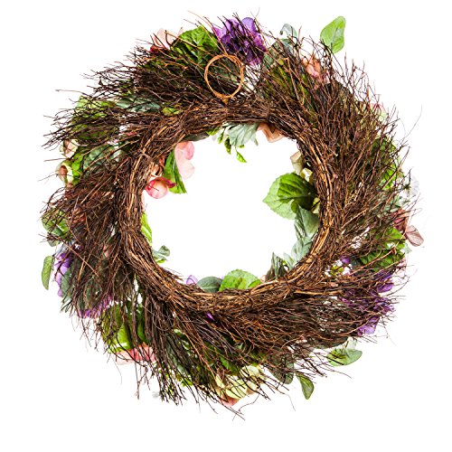 Floral Door Decor Hydrangea Flower Wreath 22