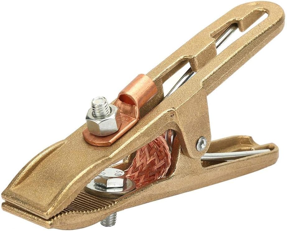 Zerone 260/300/500A Brass Material A Shape Ground Welding Earth Clamp