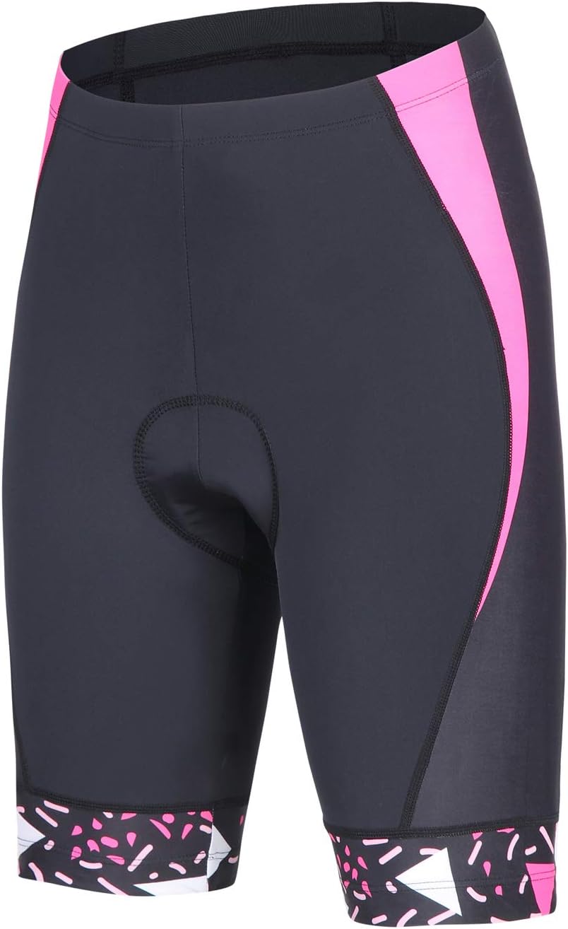 Womens Bike Shorts with 4D Gel Padded Cycling Women's Shorts