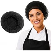 Disposable Bouffant Caps 100pcs,24inches Hair Net, Elastic Dust Cap for Food Service,Salon,Spa,Kitchen Head Cover