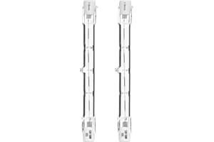 R7S Halogen Bulbs, T3 118mm 120V 150W 2700K Warm White Dimmable Double Ended Bulbs for Work, Ceiling Lights, Landscape Lights