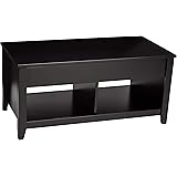 Amazon Basics Lift-Top Storage Coffee Table, Black