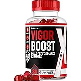 Vigor Boost X Gummies, VigorBoostX Gummys Supplement Advanced Maximum Strength Formula, Premium Natural Ingredients Performance Blend Vitamins for Energy, Health Support & Overall Wellness (30 Count)