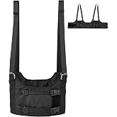 Back Stretcher for Home Use, Spine Decompression Belt for Pain Relief, Adjustable Back Stretching Belt, Back Pain Relief, Neck and Waist Posture Correction, Black M Size