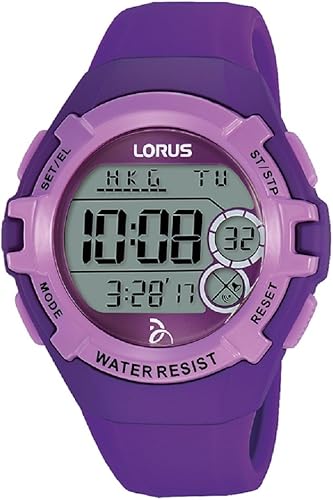 how to reset the time on a lorus digital watch
