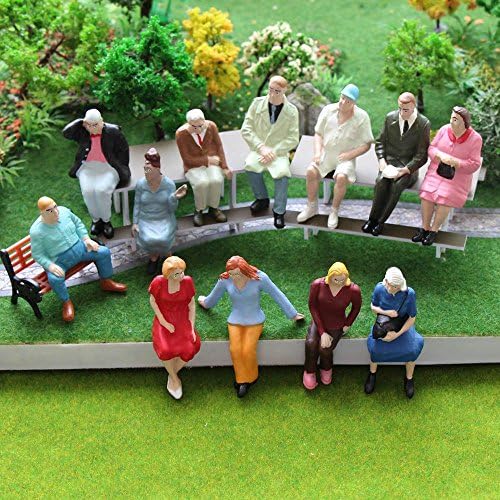 FUTAO G Trains Model Trains G Scale People Painted