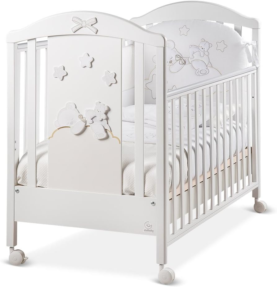 Italbaby Baby Dreams Cot, White, Multi-Color, One Size