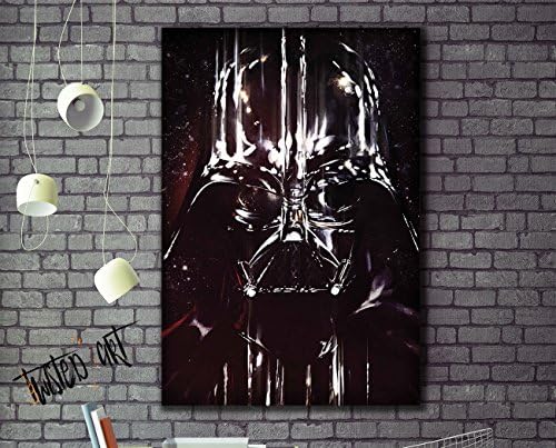 Star Wars Darth Vader Movie Box Framed Canvas Art Print - Movie Print - Wall Hanging