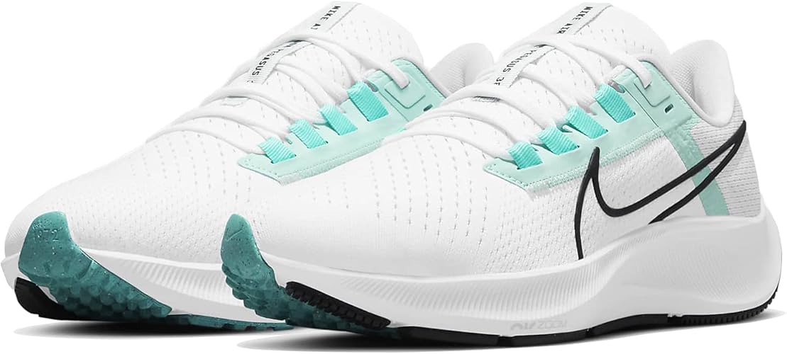 Amazon ナイキ エア ズーム ペガサス 38 W Air Zoom Pegasus 38 ホワイト ピュアプラチナム オーロラグリーン オイルグレー Cw7358 102 日本国内正規品 Nike ナイキ スニーカー